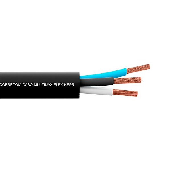 CABO PP 0.6/1KV HEPR 3X1,50MM2 PRETO