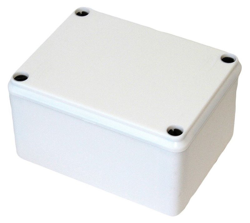 Caixa pvc 6 Entradas 1" - Cinza Claro