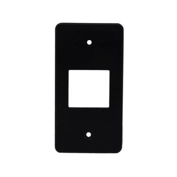 Tampa PVC 2 Teclas 1" - Preta