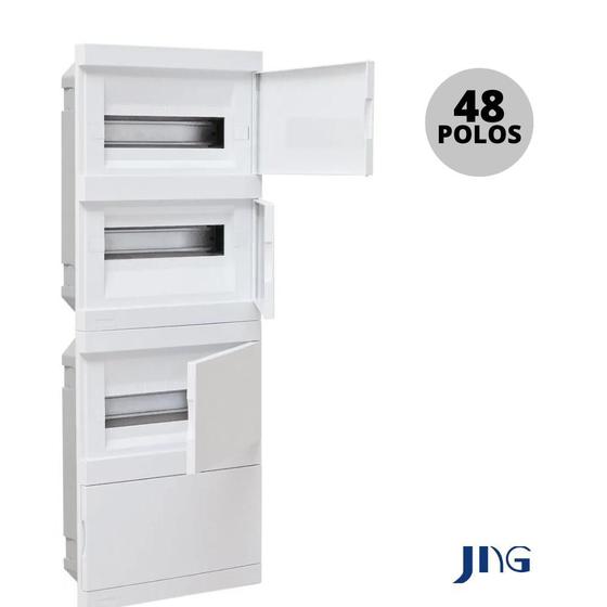 QUADRO DE DISTRIBUICAO QDR16-EMBUTIR 16 POLOS JNG