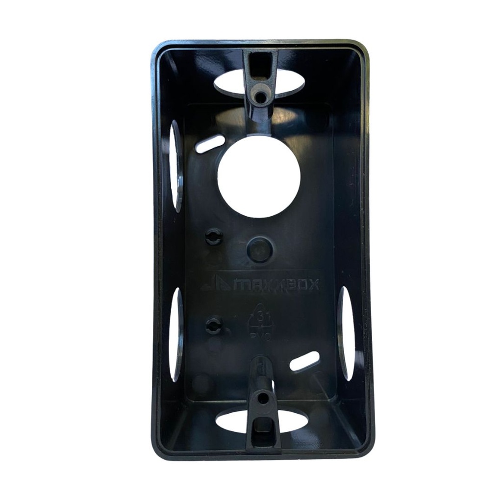 Caixa pvc 6 Entradas 1" - PRETO