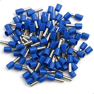 Terminal, cobre estanhado, ilhós simples tubular 2,5mm² 21A, cor azul DECORLUX